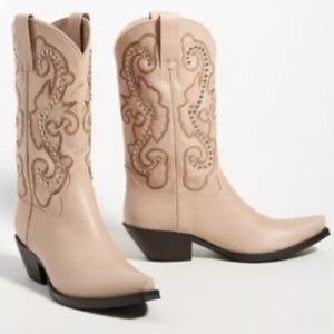 Jeffrey Campbell Madison Studded Western Boots NEW IN BOX